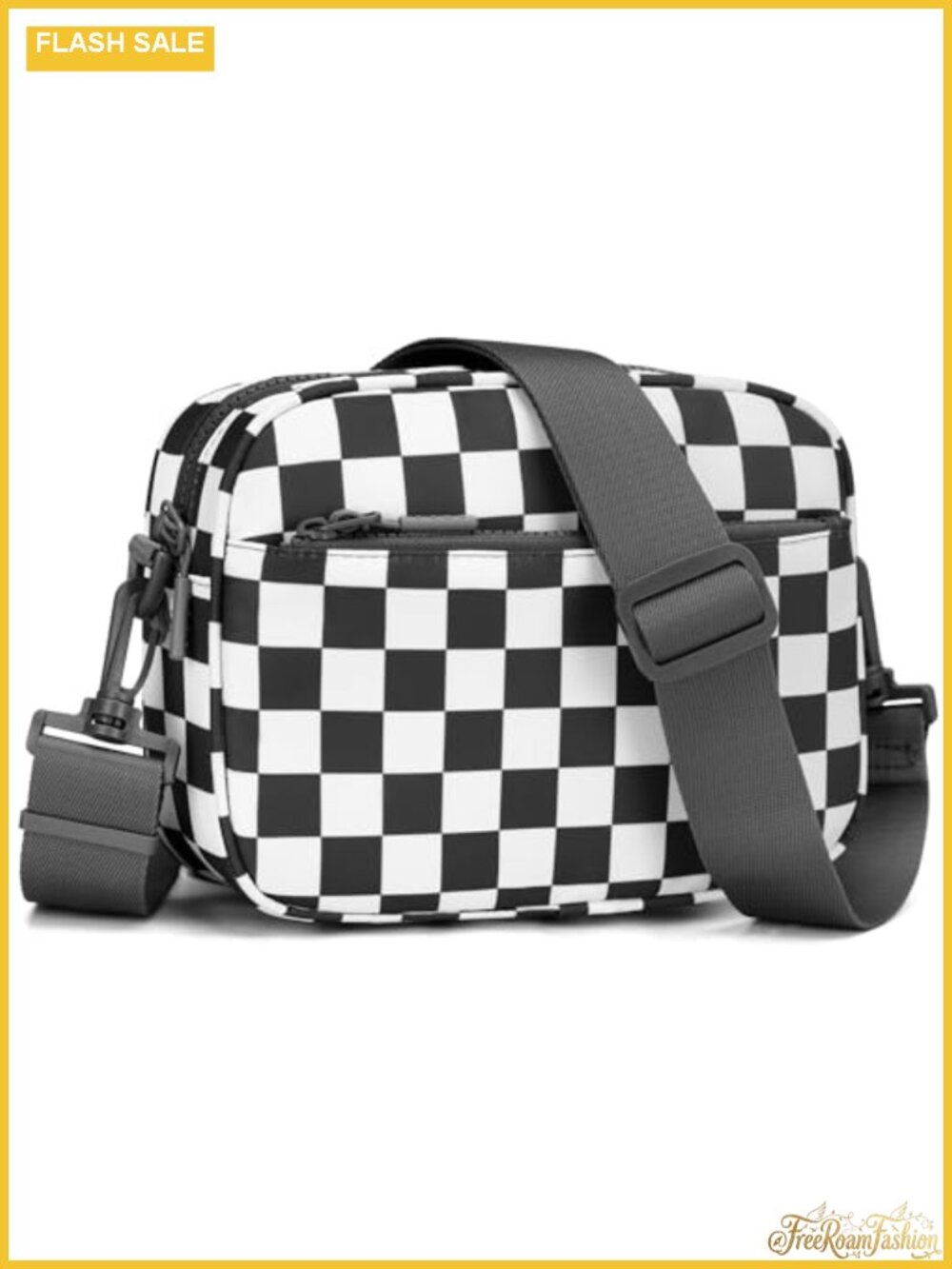 Small Checkered Crossbody Bag for Women Cute Purses Trendy Shoulder Handbags